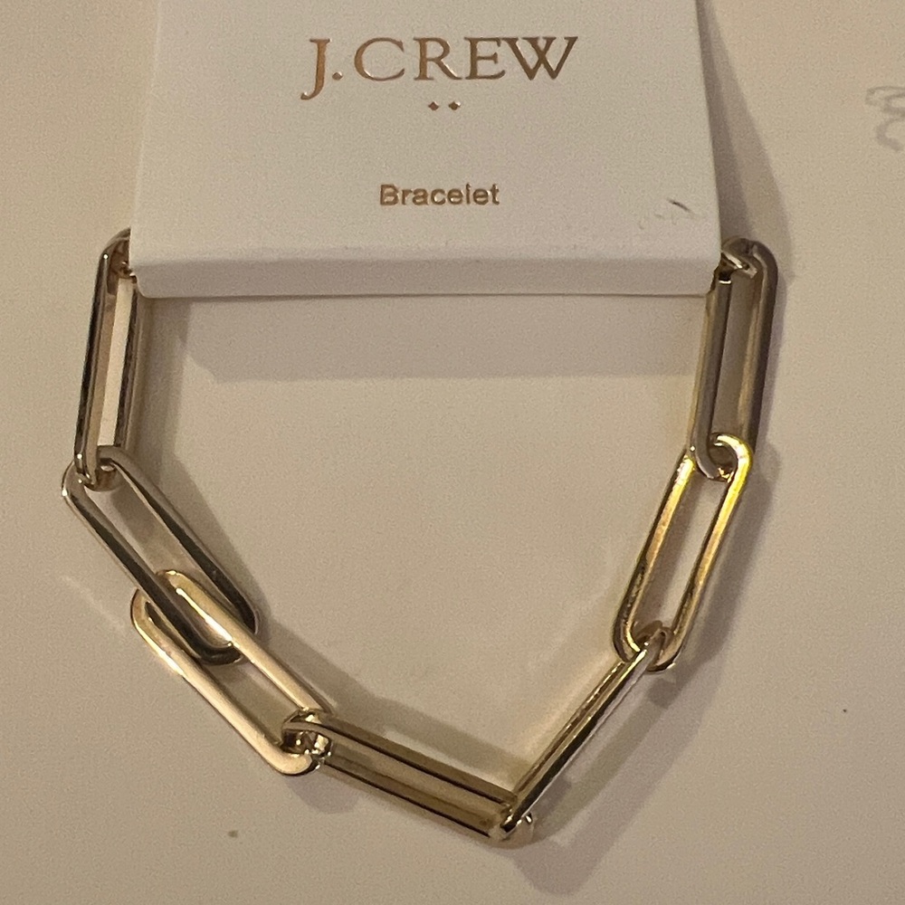 J crew paper clip bracelet NEW GORGEOUS $30.